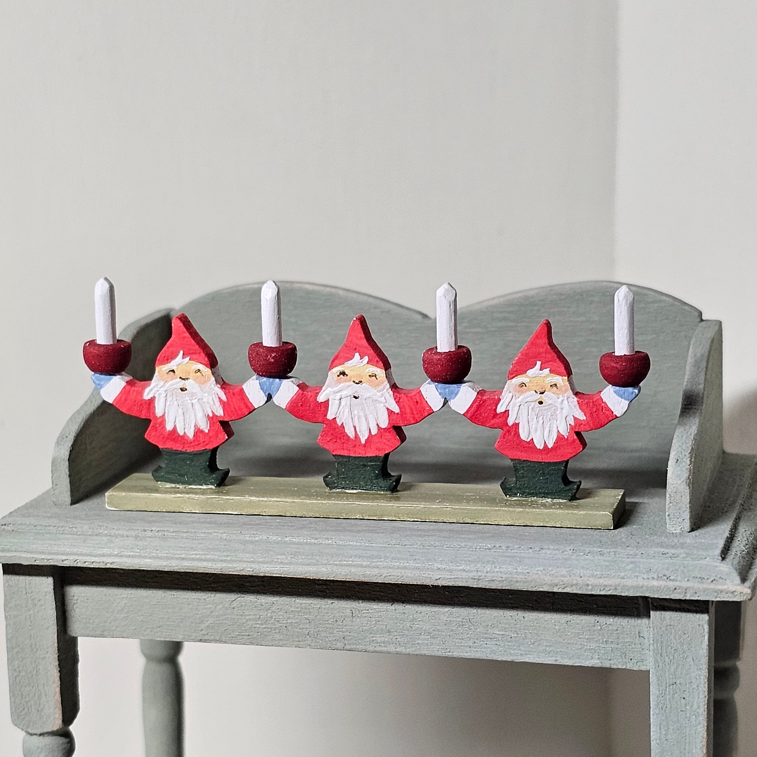 Leuchter 3 Weihnachtswichtel