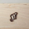 Topflappen braun
