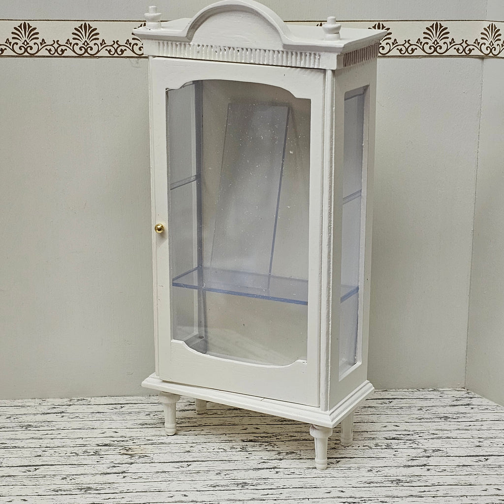 Vitrinenschrank creme