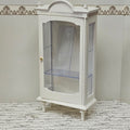 Vitrinenschrank creme