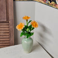Sträußchen Blumen orange