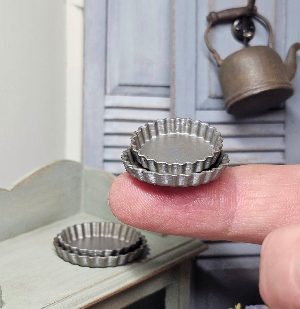 Set Tarteformen silber