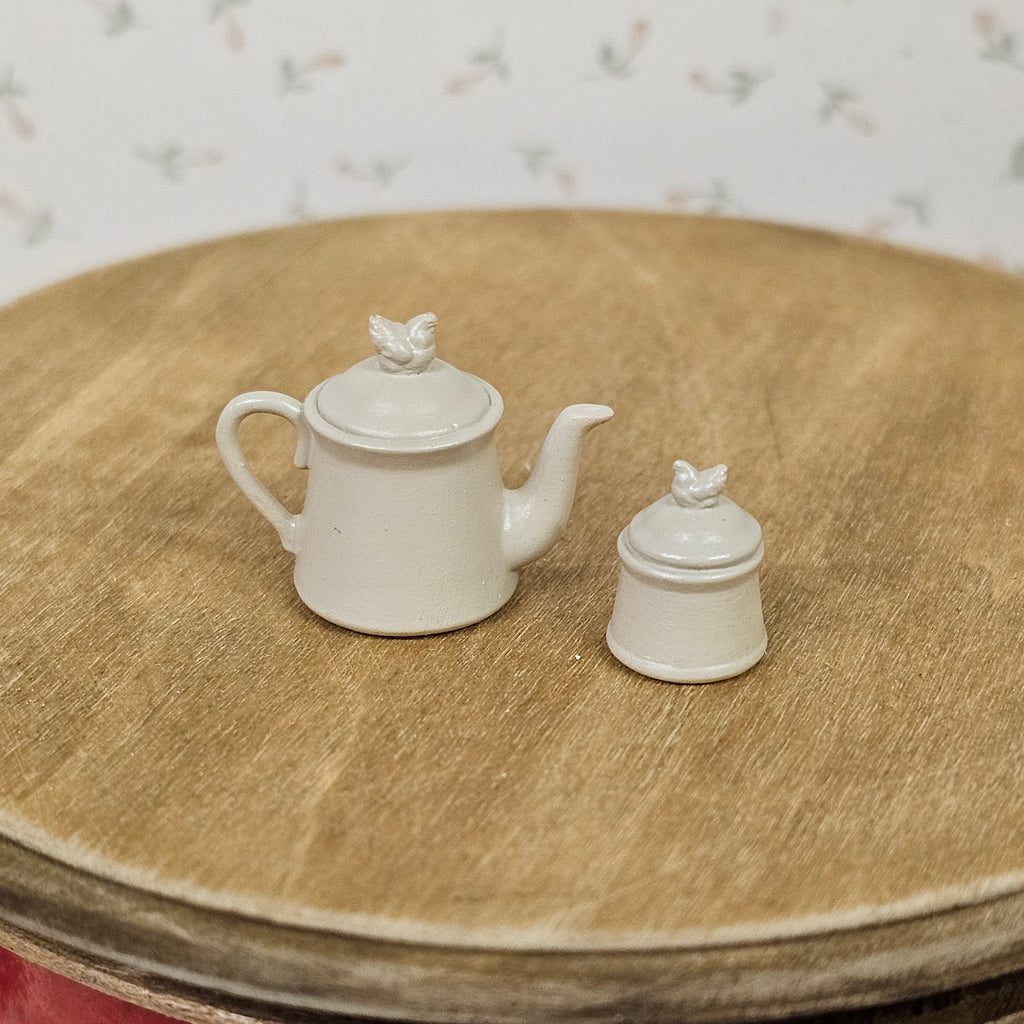Kaffeekanne mit Zuckerdose "Huhn" Sonderpreis