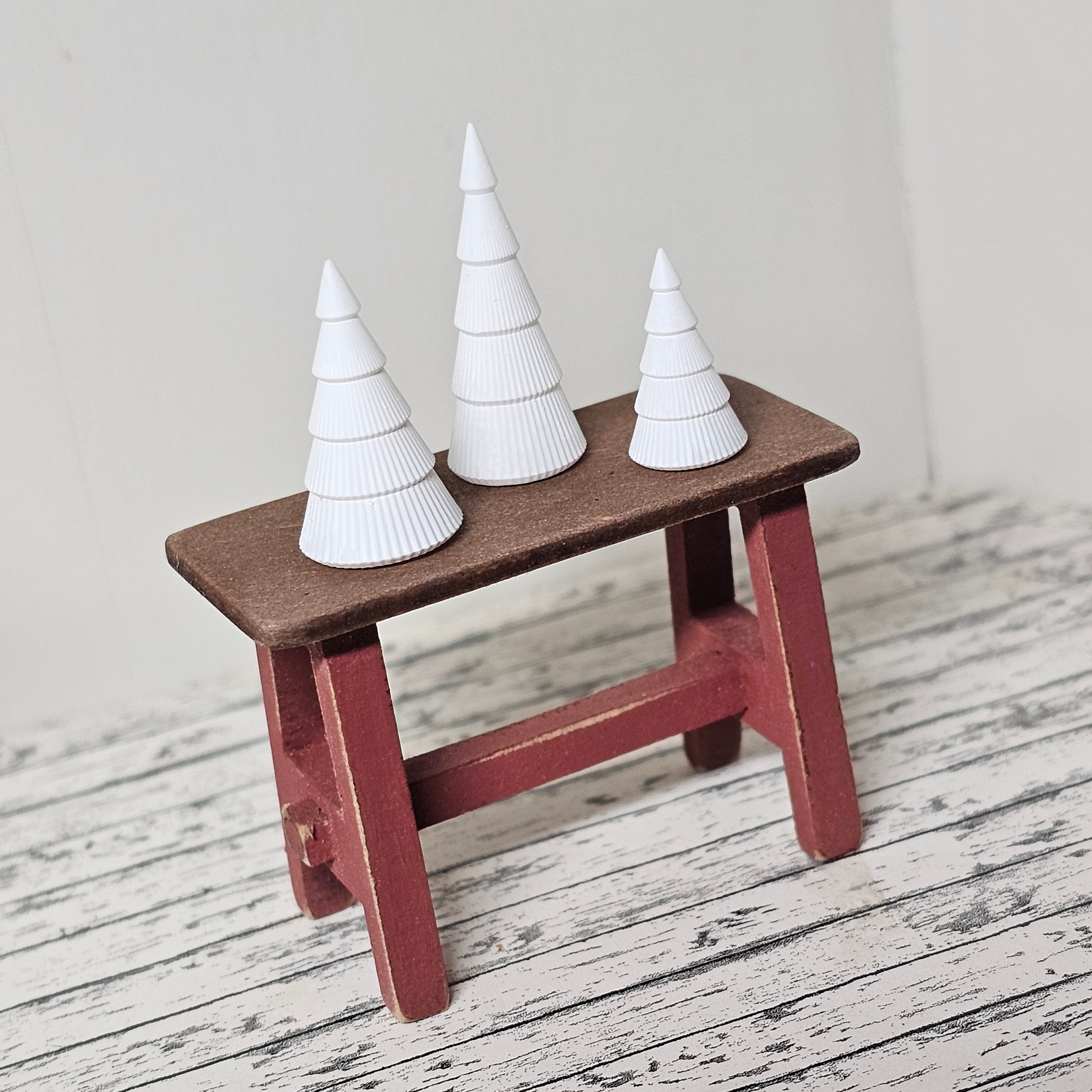 Set 3 Tannen weiss